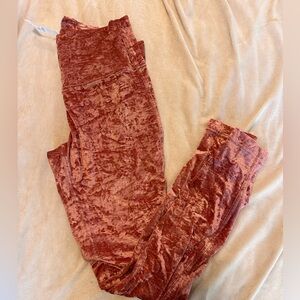 NWOT Lululemon Wunder Lounge HR Tight Crushed Velvet Size 10